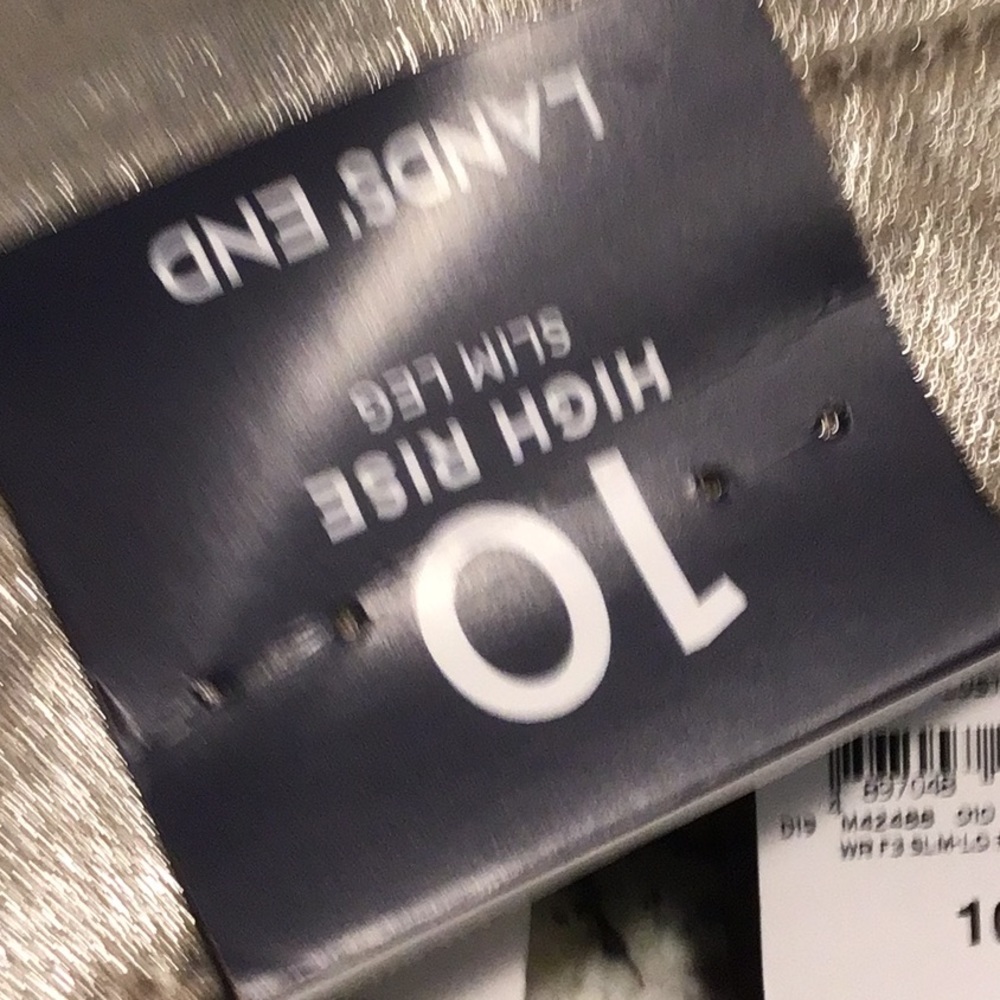 Lands End foil jeans